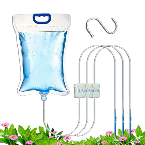 TYUKXJH Outdoor Automatisches Bewässerungssystem | Selbstbewässerungs Equipment Für Blumen,Pflanzenbewässerungssystem Mit 4 Ausgängen Für Urlaub Büro Wohnung Grower Terrasse Jungbäume von TYUKXJH