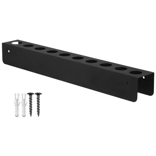 TYUKXJH Pinsel für Autos, 40,6 x 5,1 cm, mit 10 Löchern, widerstandsfähig, Wandhalterung für Werkstatt, Zuhause, Garage, Reinigung & Customization Studio von TYUKXJH