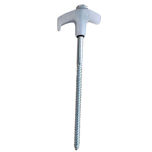 TYUKXJH Robuste Zeltheringe zum Schrauben, sechseckige Heringe zum Bohren – 20 cm Metallheringe für den Boden, leuchtet im Dunkeln, , winddicht, Heringe mit Schrauben von TYUKXJH