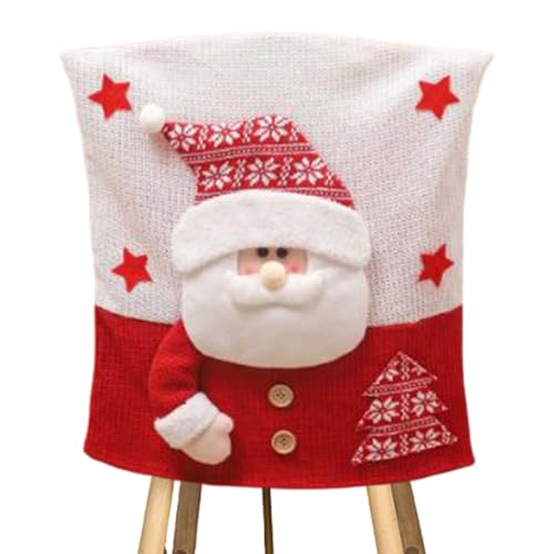 TYUKXJH Stuhlhussen für Weihnachtsstühle, rutschfest, für Zuhause, Küche, Outdoor, Haus, Esszimmer und Büro von TYUKXJH