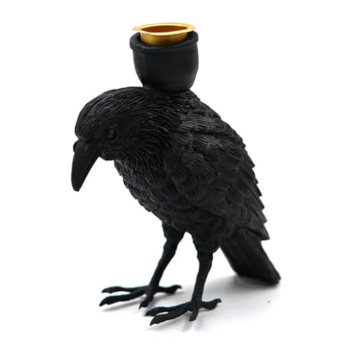 TYUKXJH Teelichthalter Halloween – gruselige Statue Kerzenhalter Teelichthalter – dekorativer Kerzenhalter, Tischdekoration für Halloween für Wohnung Schlafzimmer von TYUKXJH