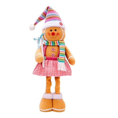 TYUKXJH -Weihnachtsdekoration | Weihnachtsschmuck | Niedliche waschbare Figuren mit einziehbaren Beinen für Haus Büro Küche von TYUKXJH