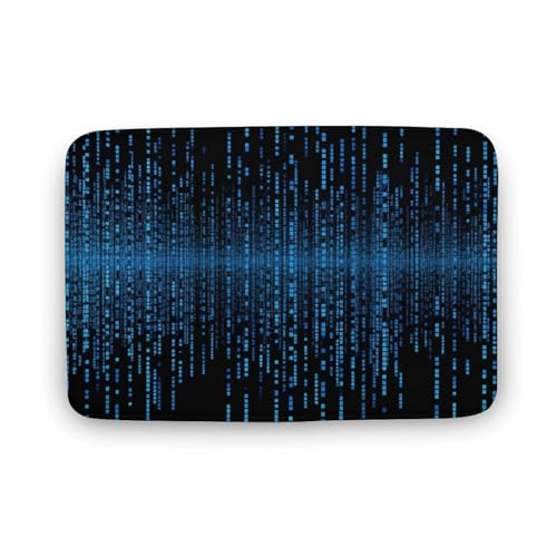 TYULN Badezimmerteppich, 50 x 80 cm, blau, Badematte für Badezimmer, saugfähige Duschmatten, rutschfeste Bodenmatte, schnell trocknend, Badteppich für Schlafzimmer, Küche, Waschbecken, Badewannenrand TYULN Badezimmerteppich, 50 x 80 cm, blau, Badematte für Badezimmer, saugfähige Duschmatten, rutschfeste Bodenmatte, schnell trocknend, Badteppich für Schlafzimmer, Küche, Waschbecken, Badewannenrand von TYULN