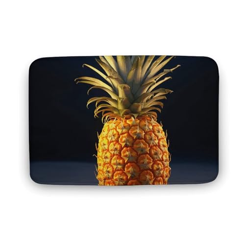 TYULN Badezimmerteppich, Ananas, Obst, Badematte für Badezimmer, saugfähige Duschmatten, rutschfeste Bodenmatte, schnell trocknend, Badteppich für Schlafzimmer, Küche, Waschbecken, Badewannenrand, 40 TYULN Badezimmerteppich, Ananas, Obst, Badematte für Badezimmer, saugfähige Duschmatten, rutschfeste Bodenmatte, schnell trocknend, Badteppich für Schlafzimmer, Küche, Waschbecken, Badewannenrand, 40 von TYULN