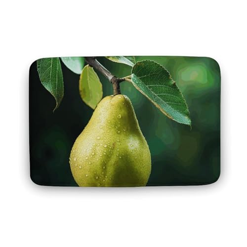 TYULN Badezimmerteppich, Birnen auf dem Baum, saugfähig, rutschfeste Bodenmatte, schnell trocknend, Badteppich für Schlafzimmer, Küche, Waschbecken, Badewannenrand, 40 x 60 cm TYULN Badezimmerteppich, Birnen auf dem Baum, saugfähig, rutschfeste Bodenmatte, schnell trocknend, Badteppich für Schlafzimmer, Küche, Waschbecken, Badewannenrand, 40 x 60 cm von TYULN