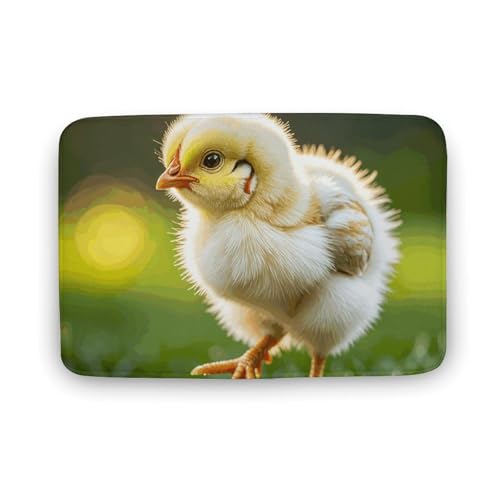 TYULN Badezimmerteppich, niedliches Huhn, für Badezimmer, saugfähig, rutschfest, schnell trocknend, Badteppich für Schlafzimmer, Küche, Waschbecken, Badewannenrand, 40 x 60 cm TYULN Badezimmerteppich, niedliches Huhn, für Badezimmer, saugfähig, rutschfest, schnell trocknend, Badteppich für Schlafzimmer, Küche, Waschbecken, Badewannenrand, 40 x 60 cm von TYULN