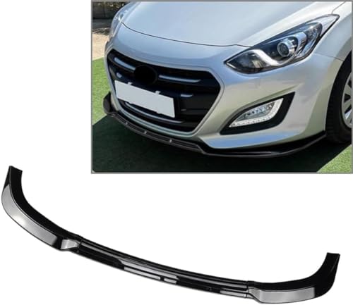 TYUMGXIAO Auto Frontspoiler für Hyundai i30 MK2 MK2.5 2012-2017, Frontstoßstange Spoilerlippe Einfache Installation Auto Body Kit von TYUMGXIAO