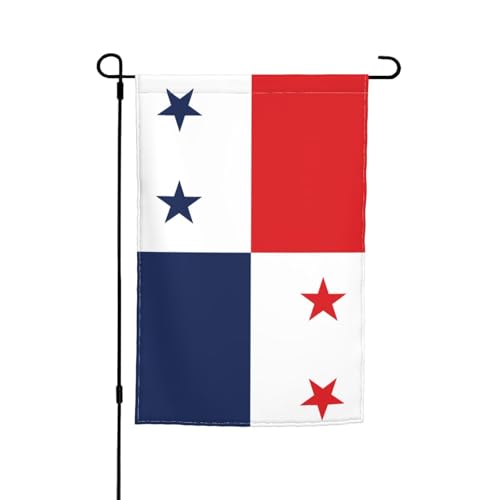 TYUMH Flagge von Panama, bedruckte Gartenflagge 30,5 x 45,7 cm, für den Einsatz in Höfen, Gärten, Blumentöpfen und Balkonen von TYUMH