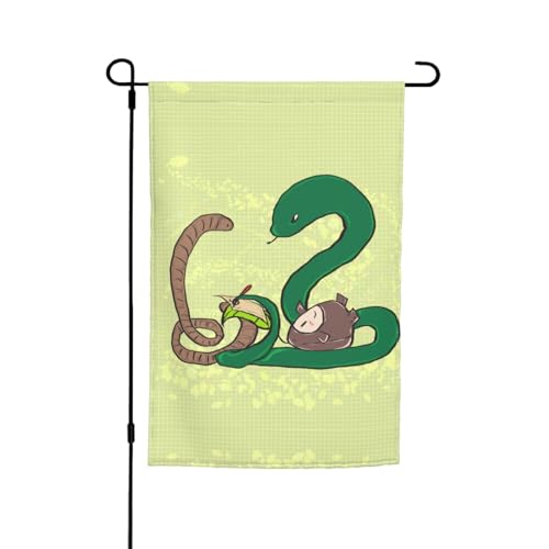 TYUMH Sonnenblumenkerne, Regenwurmschlange, bedruckte Gartenflagge, 30,5 x 45,7 cm, Flagge für den Einsatz in Höfen, Gärten, Blumentöpfen und Balkonen TYUMH Sonnenblumenkerne, Regenwurmschlange, bedruckte Gartenflagge, 30,5 x 45,7 cm, Flagge für den Einsatz in Höfen, Gärten, Blumentöpfen und Balkonen von TYUMH