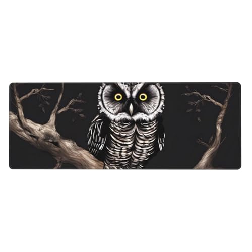 Tyumh Late Night Owl mit rutschfester Gummiunterseite, waschbar, bequemes Mauspad, langlebiges Material, tragbar, innovatives Design Tyumh Late Night Owl mit rutschfester Gummiunterseite, waschbar, bequemes Mauspad, langlebiges Material, tragbar, innovatives Design von TYUMH