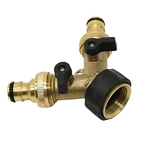 Absperrventil, Gartenhahn Y Schnellverbinder Bewässerungsventil Schlauchadapter 1 Stück Absperrventil, Gartenhahn Y Schnellverbinder Bewässerungsventil Schlauchadapter 1 Stück von TYUrmiui