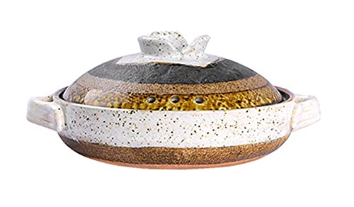 Tontopf, Steingut-Eintopf mit direkter Flamme oder Tontopf mit Deckel und Griff, Tontopf, Steingut-Eintopf mit direkter Flamme oder Tontopf mit Deckel und Griff, von TYUrmiui