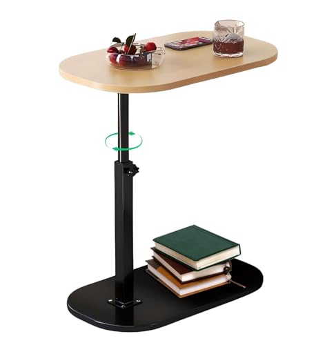 C-förmiger Beistelltisch, Höhenverstellbarer Klapptisch, Um 360° Drehbare Couch-Beistelltische, Moderner Kleiner C-Couchtisch-Beistelltisch, Wannenregal Mit Computer-TelefonhalterMobile C-Tische(Lifta von TYVANDE