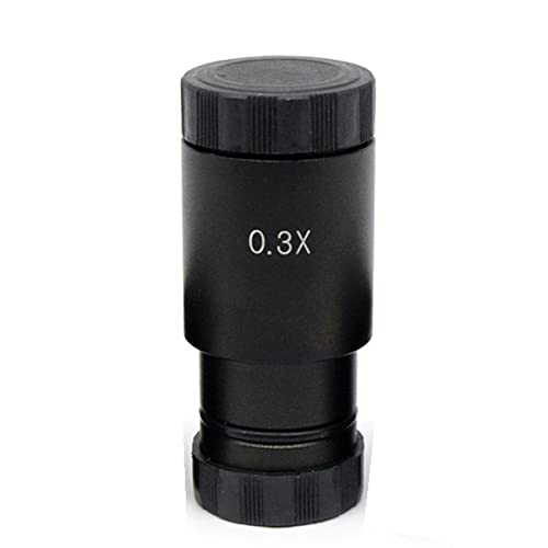Mikroskopzubehör 0. 3x 0.4x. Objektivmikroskop-Reduktionsrelais C-Mount-Adapterobjektiv Haltbarkeit und zuverlässige Leistung(0.3X) von TYZK
