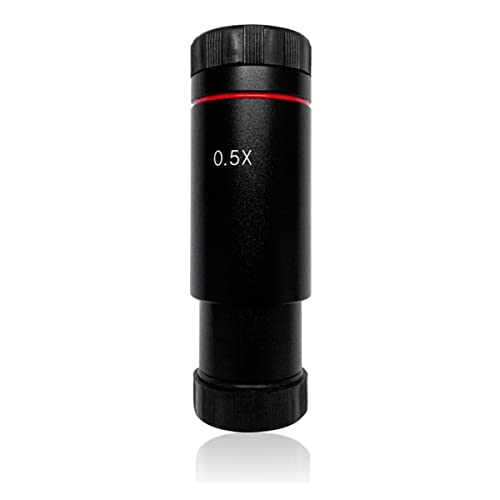 Mikroskopzubehör 0. 3x 0.4x. Objektivmikroskop-Reduktionsrelais C-Mount-Adapterobjektiv Haltbarkeit und zuverlässige Leistung(0.5X) von TYZK