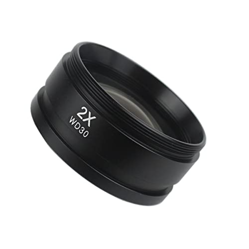 Mikroskopzubehör 0. 3x 0.5x 0,7 × 0,75 × 1x 1.5x 2.0x Zoom Stereo-Mikroskop-Gewinde 48mm Haltbarkeit und zuverlässige Leistung(2X) von TYZK