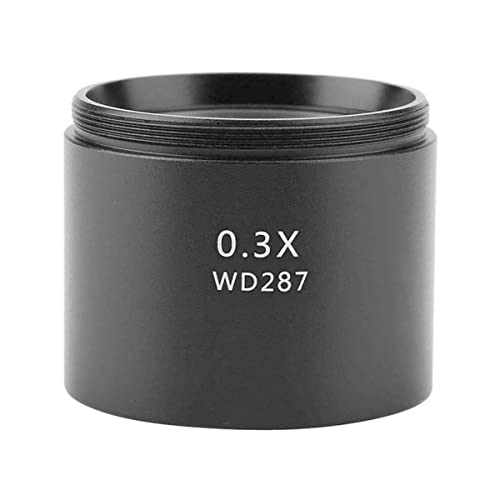 Mikroskopzubehör 0. 3x 0.75x 1.5x. Optik-Stereomikroskop M48-Faden-Fernglässe-Objektive Haltbarkeit und zuverlässige Leistung(0.3X) von TYZK