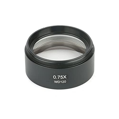 Mikroskopzubehör 0. 3x 0.75x 1.5x. Optik-Stereomikroskop M48-Faden-Fernglässe-Objektive Haltbarkeit und zuverlässige Leistung(0.75X) von TYZK