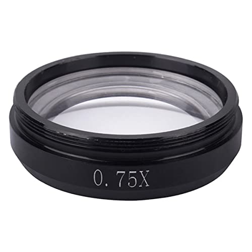 Mikroskopzubehör 0. 5x 0.7x 0,75 × 1,5x 2.0x Hilfsobjektivlinse for Zoom-Stereo-Mikroskop-Gewinde 48mm Haltbarkeit und zuverlässige Leistung(0.75X thin) von TYZK
