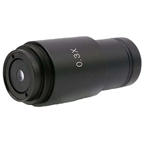 Mikroskopzubehör 0.3x Mikroskopadapter Biologiezubehör Okularadapter Haltbarkeit und zuverlässige Leistung(1 PC 0.3X) von TYZK