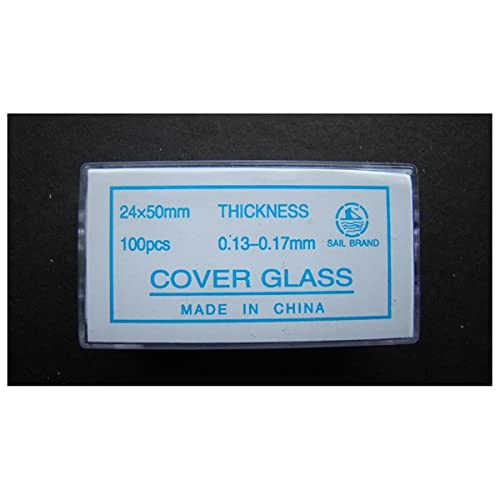 Mikroskopzubehör 10. 0pcs 24x5. 0mm mikroskop glas glättende abdeckung slips blanker gleitet mikroskop zubehör Haltbarkeit und zuverlässige Leistung von TYZK