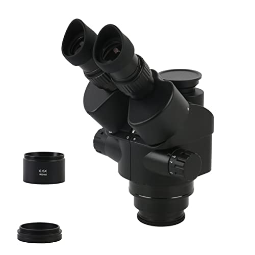 Mikroskopzubehör 3. 5x 7x 45x 90x Simul-Focal-Trinokular-Stereo-Mikroskopkopf, kontinuierlicher Zoom 0. 5x 2x. Mikroskopio. Haltbarkeit und zuverlässige Leistung(3.5X-45X) von TYZK