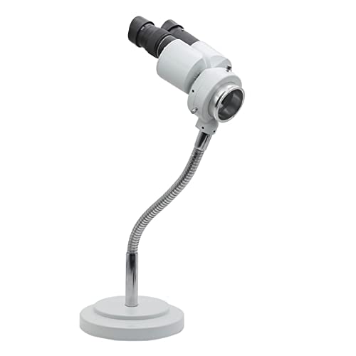 Mikroskopzubehör 8x Stereo-Mikroskop-Fernglasmikroskop mit LED Ringlicht einstellbarer Schlauch Haltbarkeit und zuverlässige Leistung(Without LED) von TYZK