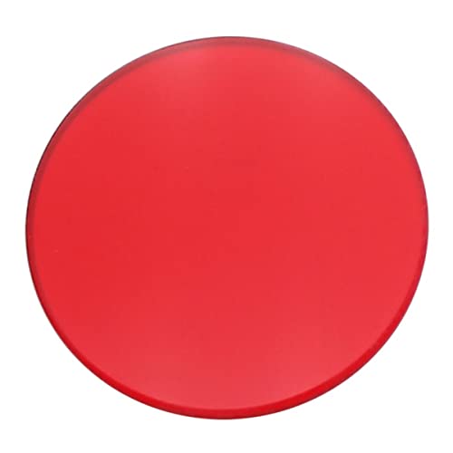 Mikroskopzubehör Biologischer Mikroskopdurchmesser 32mm weißes gelbes optisches Glas Haltbarkeit und zuverlässige Leistung(Red) von TYZK