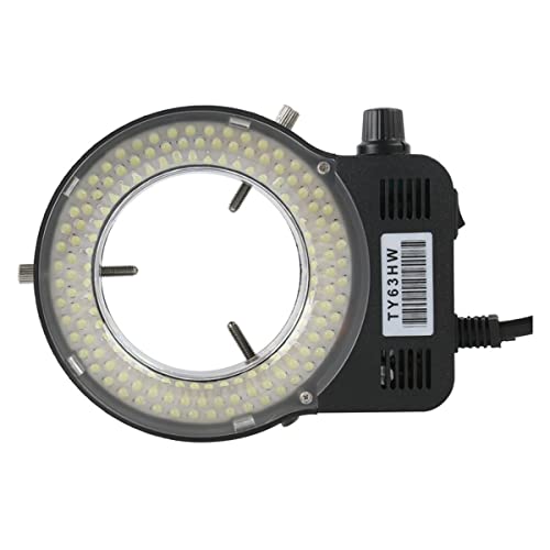 Mikroskopzubehör Einstellbar 650. 0k 144 LED. Ringlicht-Beleuchtungslampe for Industrie-Stereo-Mikroskop-Linse Haltbarkeit und zuverlässige Leistung von TYZK
