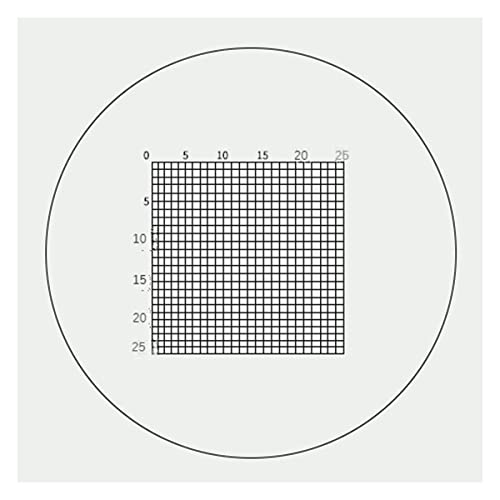 Mikroskopzubehör Mikroskop-Mikrometer-Kalibrierungsblatt-Maßstab Messregel 0,05mm Kalibrierglasplatte 0,1 mm Haltbarkeit und zuverlässige Leistung(See text details -05) von TYZK