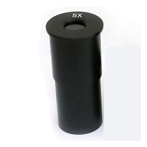 Mikroskopzubehör Mikroskop-Okular 5x 10x 12.5x 16x, 1pc 23. 2-mm-Schnittstellenmontagegröße Haltbarkeit und zuverlässige Leistung(1PC 5X) von TYZK