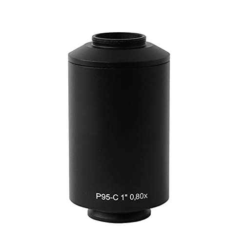 Mikroskopzubehör P95-C 0.35x 0,5x 0,65 × 0,8x 1x 1.2x c Mount Camera Microscope Adapter for Trinokularmikroskop Haltbarkeit und zuverlässige Leistung(1PC 0.8X Adapter) von TYZK