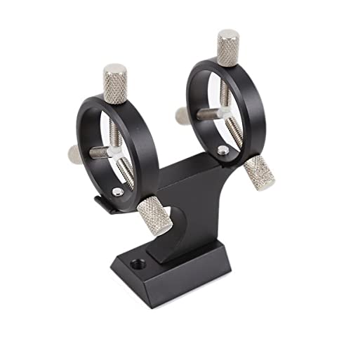 Mikroskopzubehör Stand Astronomisches Teleskop-Accessoires Metallstruktur Schwarz- und Silberfarbe Haltbarkeit und zuverlässige Leistung(Nero) von TYZK