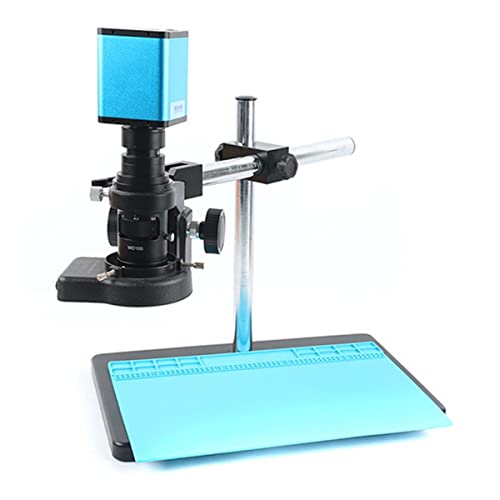 Mikroskopzubehör Video Industrial Microscope Camera 20 0x 500x. Zoom C Mount-Objektiv Haltbarkeit und zuverlässige Leistung(A,500X) von TYZK