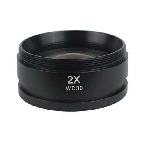 Mikroskopzubehör WD165 0.5x 0.7x 1.0x 2.0x Hilfsobjekte Objektivmikroskop-Kameraobjektiv for Trinokular-Stereo-Zoom-Mikroskop Haltbarkeit und zuverlässige Leistung(2.0X) von TYZK