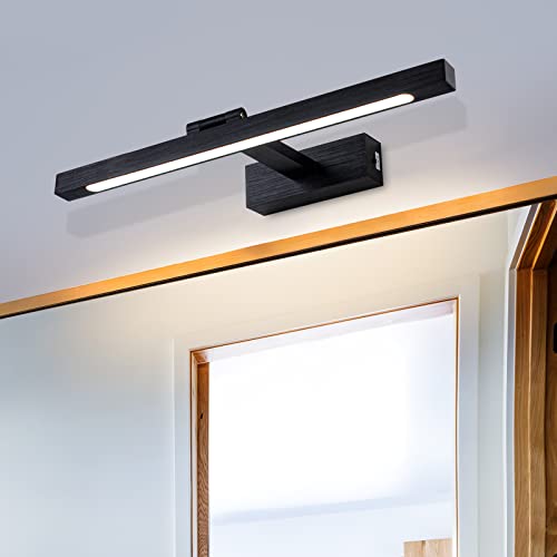 TYhogar LED Badezimmer Spiegellampe 40cm 8W, 270° Drehbar, 3 Farbtemperatur Einstellungen, IP44 Schminklicht 3000K/4500K/6000K von TYhogar