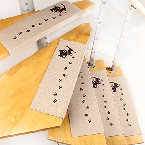 Moderne Leichte Stufenmatten Antirutsch Treppe Treppenteppich Stufenteppich Selbstklebend Leuchtendes Design Antirutschstreifen Treppe, 15er Set, 21cm X 55cm Moderne Leichte Stufenmatten Antirutsch Treppe Treppenteppich Stufenteppich Selbstklebend Leuchtendes Design Antirutschstreifen Treppe, 15er Set, 21cm X 55cm von TYwm