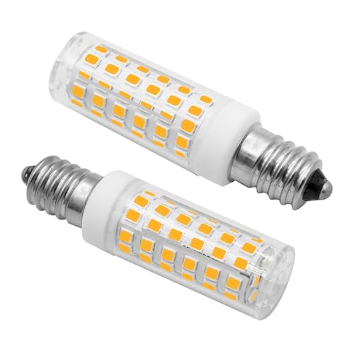 TZHILAN E14 LED Mais Birne 4W 12V Ersetzt 40W Glühlampe Nicht Dimmbar Kerzenlampe Warmweiß 3000K, Nicht Dimmbar, 2er-Pack[MEHRWEG] von TZHILAN