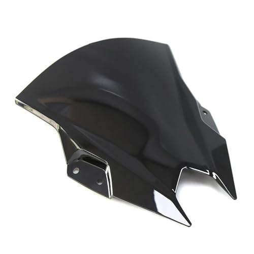 TZIUSFAC FLTQSIV Für Kawasaki Für Ninja 500 SE Für NINJA500 2024 Motorrad Frontscheibe Windschutzscheibe Motorradzubehör Verkleidungssatz Deflektor Scheiben & Windabweiser(Black) von TZIUSFAC