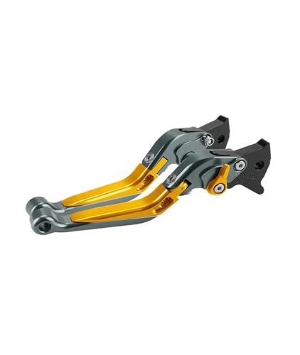 TZIUSFAC Motorrad Kupplungs Brems Hebel Für Kawasaki ER-5/ER5 1997-2006 Kupplungshebel Bremshebelsatz Verstellbarer Klappgriff Hebel Motorradzubehörteile Motorradlenkerzubehör(See The figure10) von TZIUSFAC