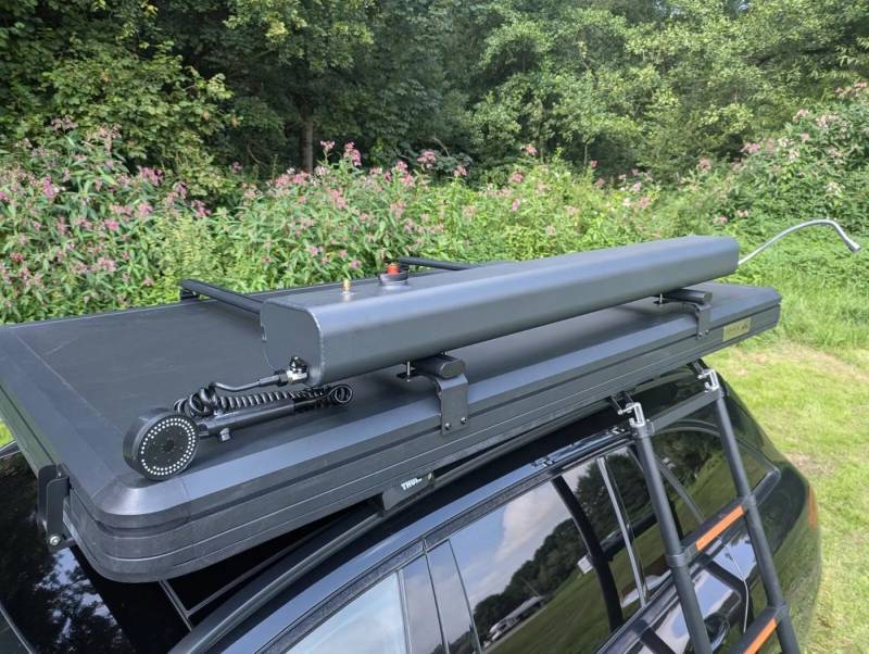 TZIpower Gartendusche Wassertank Dusche Campingdusche Camping Auto Dachzelt 12V Pumpe 20/30L von TZIpower