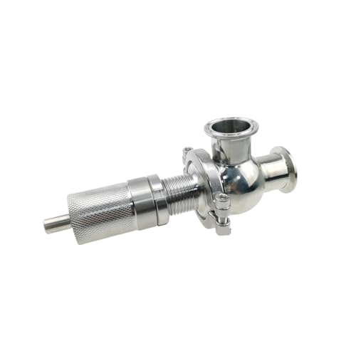 1" 1.5" 2" TC Stainless Steel SS304 Overflow Valve Seal Connection Pump Pressure Relief Valve(1) von TZQPCHEW