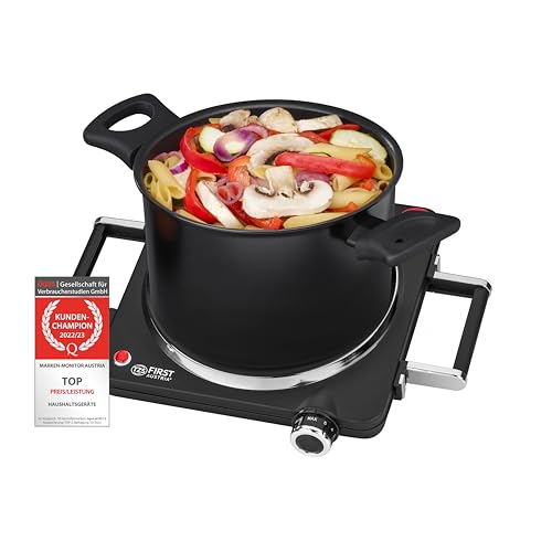 1500 Watt Infrarot-Kochplatte mit 22 cm Kochfeld | jedes Kochgeschirr geeignet | 300°C in 30 Sekunden | Griffe demontierbar | Einzel-kochplatte | Glaskeramik-Kochfeld 1500 Watt Infrarot-Kochplatte mit 22 cm Kochfeld | jedes Kochgeschirr geeignet | 300°C in 30 Sekunden | Griffe demontierbar | Einzel-kochplatte | Glaskeramik-Kochfeld von TZS First Austria