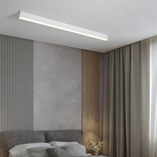 TZSMUM LED Lang Deckenleuchten Moderne Minimalistisch Linear Deckenlampen Aluminium Eisen Interieur Dekorativ Deckenbeleuchtung Rechteckige Design für Büro Wohnzimmer Küche (150cm,Weiß Weißes Licht) TZSMUM LED Lang Deckenleuchten Moderne Minimalistisch Linear Deckenlampen Aluminium Eisen Interieur Dekorativ Deckenbeleuchtung Rechteckige Design für Büro Wohnzimmer Küche (150cm,Weiß Weißes Licht) von TZSMUM