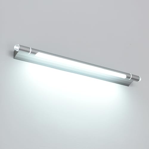 TZSMUM LED Spiegellampe Bad Wandlampe 270° Drehbare Wandleuchte Spiegellampe Wandbeleuchtung Moderne Indoor Wandleuchten Lange Aluminium für Badezimmer Schrankleuchte Schlafzimmer (Weißes Licht,60cm) von TZSMUM