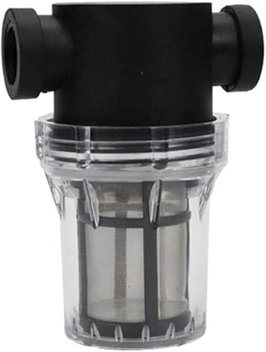 Einfach zu installierende Wasserfilterung, 1 stücke 1/2'' 3/4'' 1'' Garten Bewässerung Filter, Kunststoff System Verunreinigung Vorfilter, aquakultur Haushalt Wasser P(1 Inch 80 Mesh in) von TZUGSM