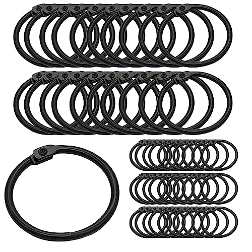 50 Stück Duschvorhangringe 50mm Gardinenringe zum Offnen Gardinenringe Vorhangringe Rundringe Vorhang Clips Duschvorhang Metallklammern für Vorhänge und Gardinenstangen -Schwarz 50 Stück Duschvorhangringe 50mm Gardinenringe zum Offnen Gardinenringe Vorhangringe Rundringe Vorhang Clips Duschvorhang Metallklammern für Vorhänge und Gardinenstangen -Schwarz von TZUNI