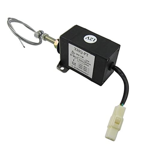 12 V Normalerweise geschlossener Typ Ausschaltgerät Stopp-Magnetventil 24 V PT Power Off Pull-Typ Magnetisch 1 Stücke(Without Bracket,24V) von TZZVFRCR