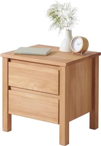 TaBoLe Nachttisch Nachtkommode mit Zwei Schubladen Kernbuche massiv geölt TaBoLe Nachttisch Nachtkommode mit Zwei Schubladen Kernbuche massiv geölt von TaBoLe