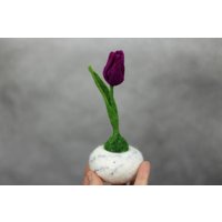 Ringbox Verlobung "Tulpe" Gefilzt. Schmuckdöschen Aus Filz von TaFiOLand